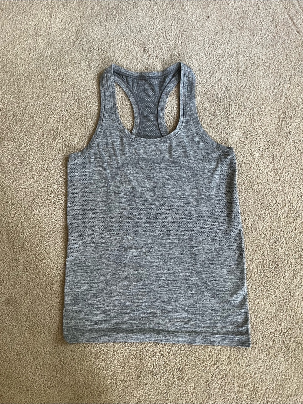 Women’s Gray Racerback Lululemon Swiftly Tank Top